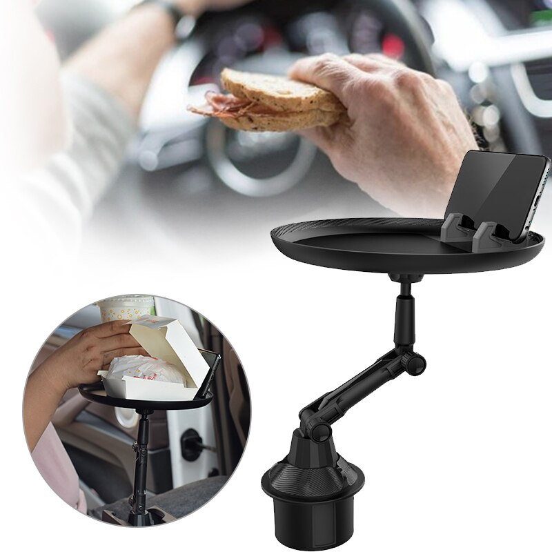 Car Dinner Plate Car Rack Cup Holder Mobile Phone Holder Small Dining ...