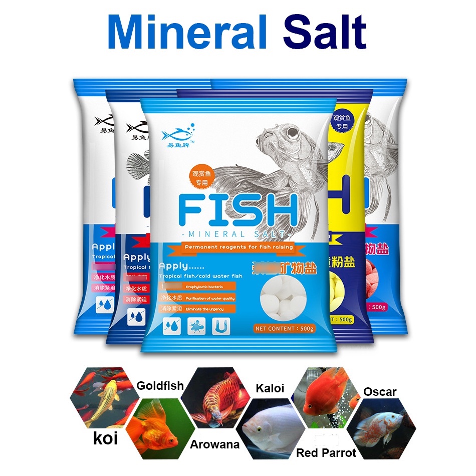 Mineral Salt 500g Sterilization Crystal Pure Salt Aquarium Salt Prevent ...