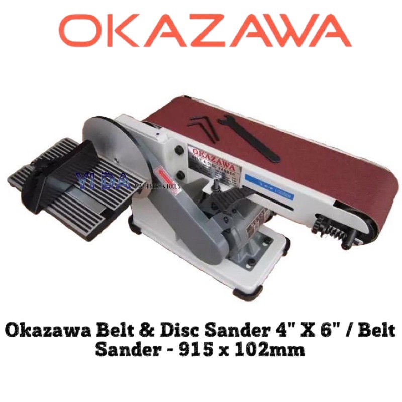 Okazawa / SUMO KING Belt & Disc Sander 4" X 6" / Belt Sander 915 x
