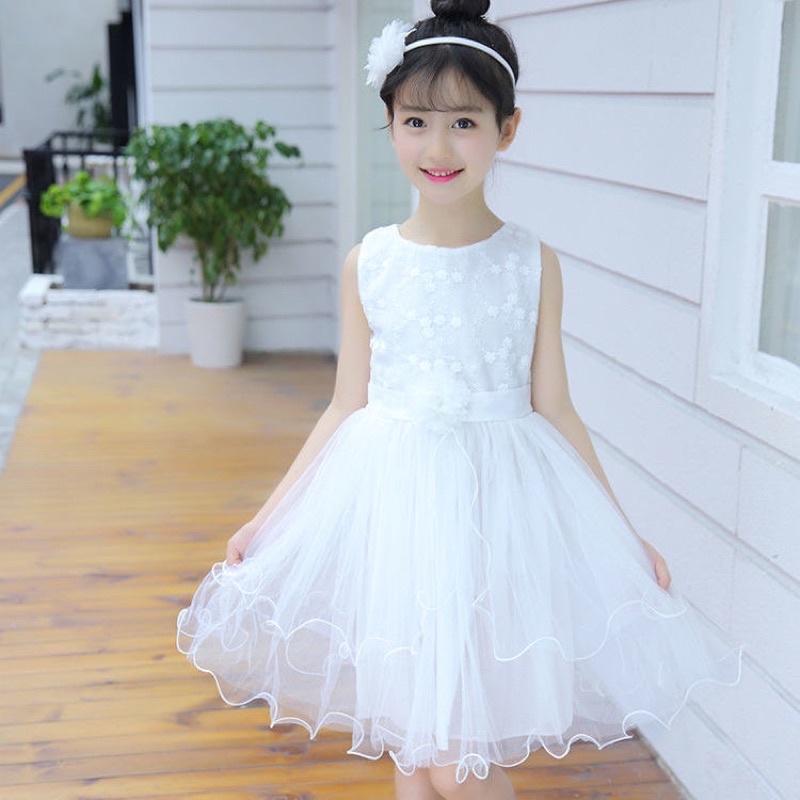 White dress for on sale 7 year old