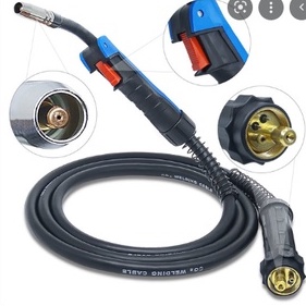 4 METER MIG/MAG MB15 Welding Torch, Euro Connection Kit, FULL SET
