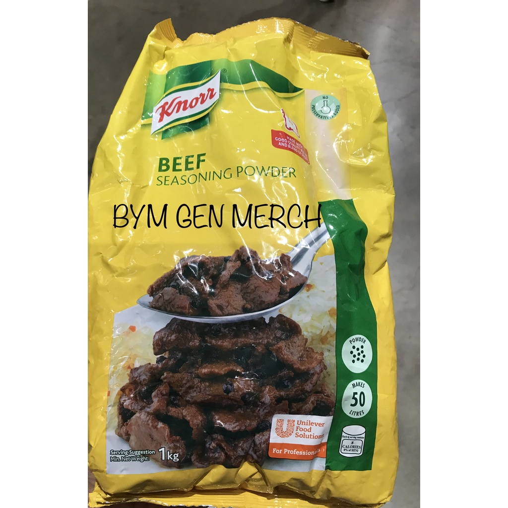 Knorr Beef Seasonings Powder 1kg per pack Large Serving's Shopee Malaysia