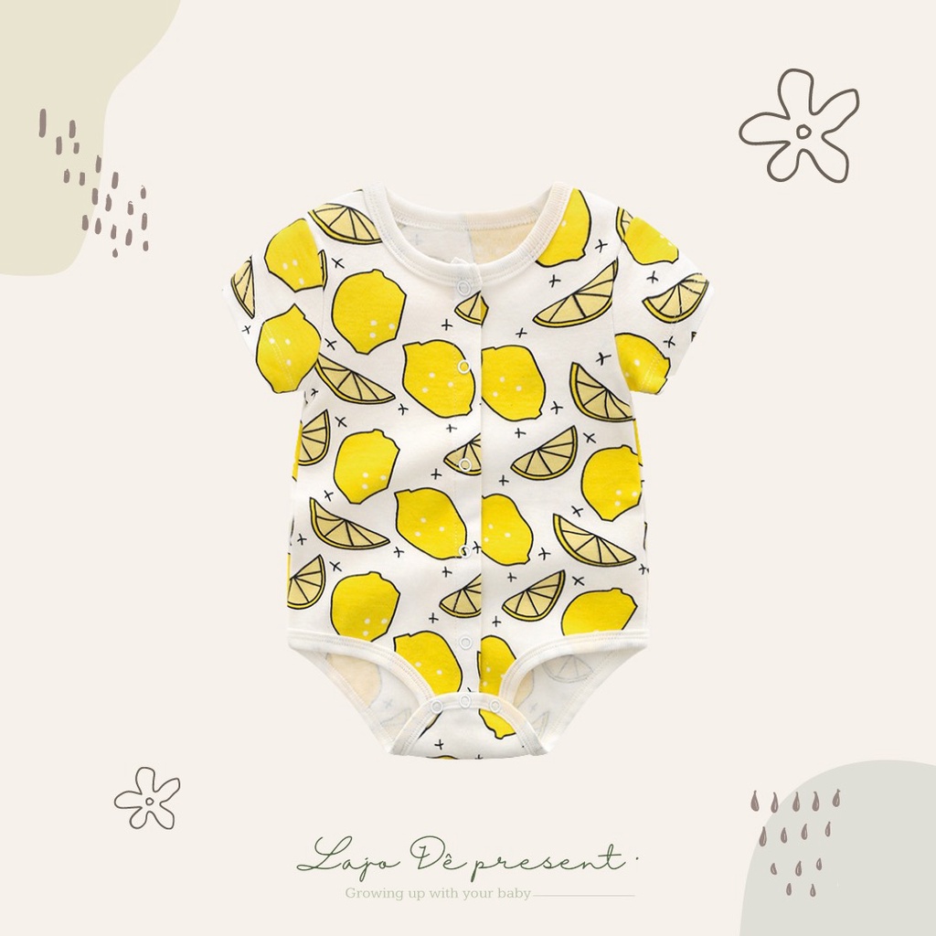 Baby Fruits Print Romper | Shopee Malaysia