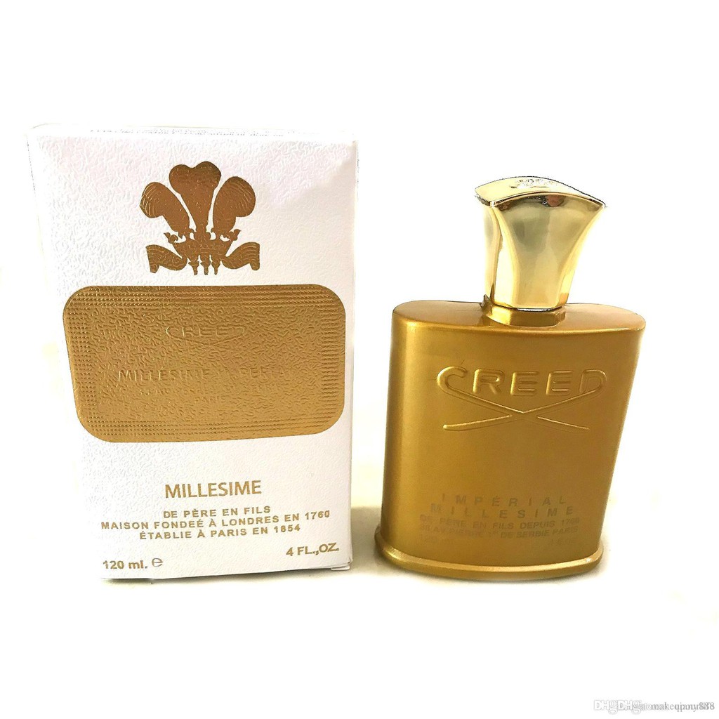creed cologne in gold bottle