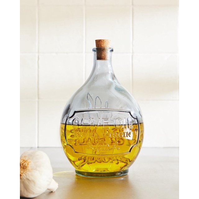 [READYSTOCK] Zara Home glass cruet with raised design Shopee Malaysia