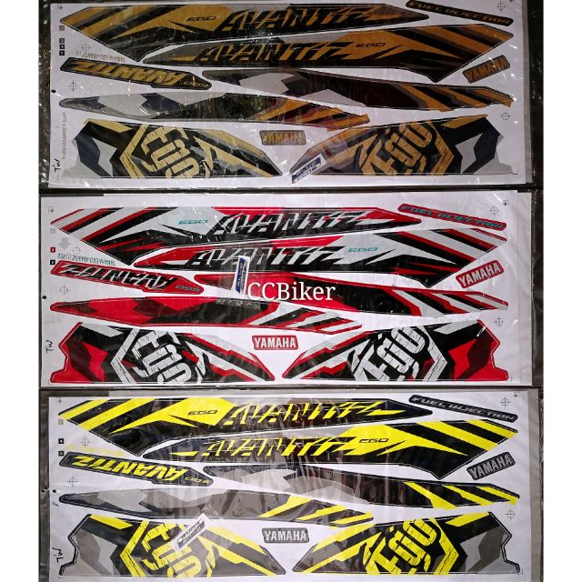 Yamaha EGO AVANTIZ (1) Body Sticker | Shopee Malaysia