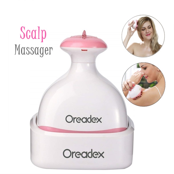 Waterproof Scalp Massager -Hair Care Device Kneading Massage Reduce ...