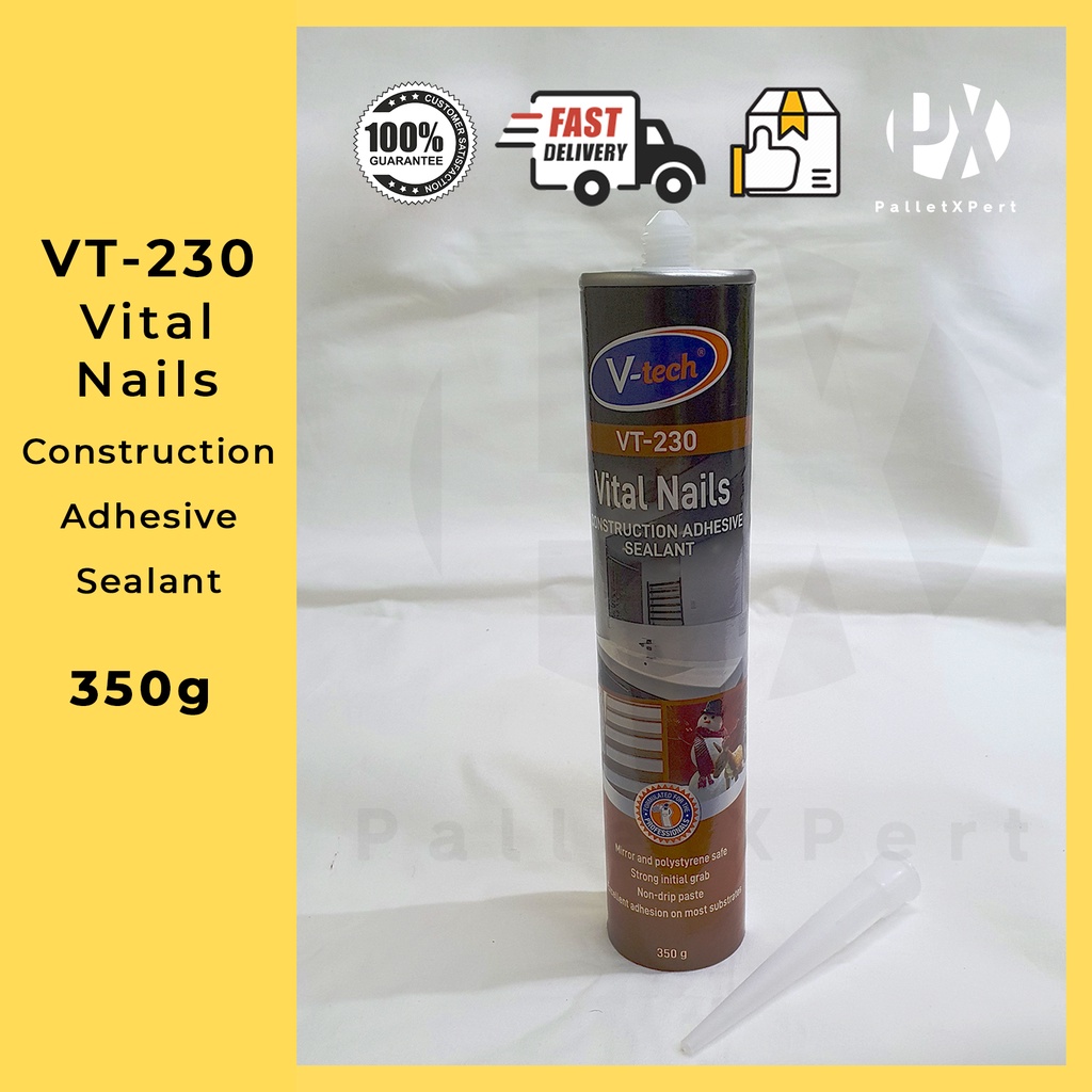 VT230 Vital Nails 350ml Construction Adhesive Sealant Wood Sealant