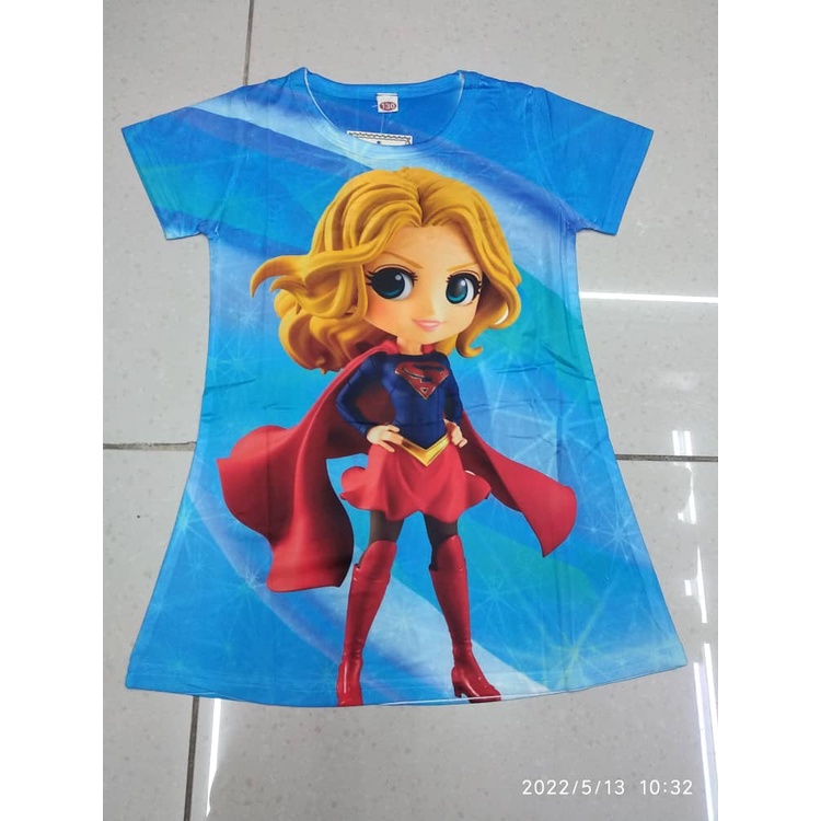 Nwt Old Navy Supergirl Girl Power Short Sleeved Shirt Youth Large 10/12