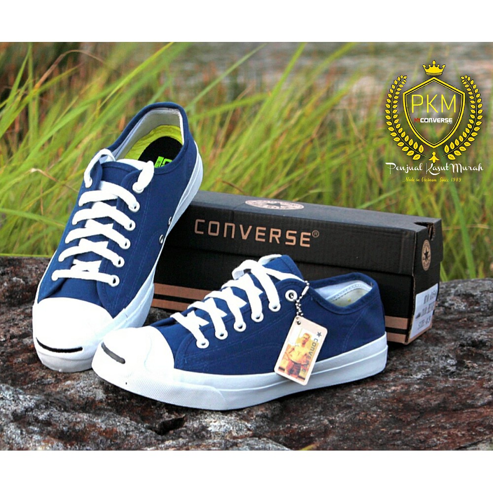 READY STOK CONVERSE JACK PURCELL Dark BLUE Shopee Malaysia