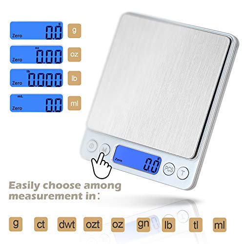 Mini Digital Scale i2000 0.01g/500g Superior Digital Platform Scale