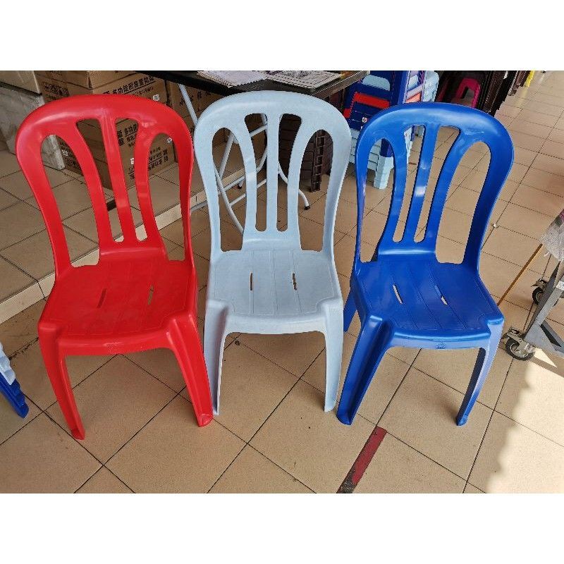 3V Kerusi Plastic Chair Kerusi Plastik Tebal Office Chair Side