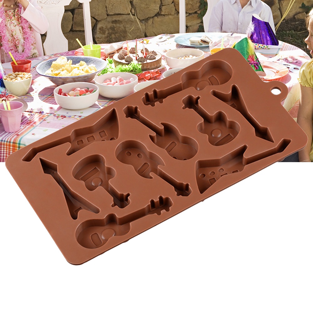 Guitar Shape Silicone Mold - Fondant, Chocolate, Soap Mold For Baking & DIY Crafts, Food Safe - View #10