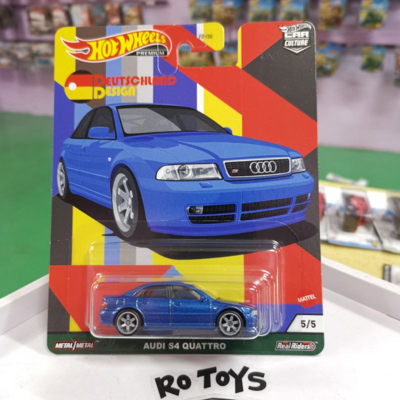 HOT WHEELS PREMIUM AUDI S4 QUATTRO DEUTSCHLAND DESIGN | Shopee