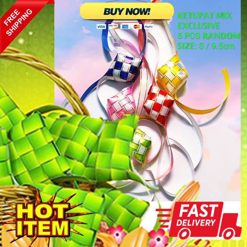 [ KETUPAT DECOR ] AIDILFITRI HARI RAYA KETUPAT / KETUPAT HIASAN (SIZE ...