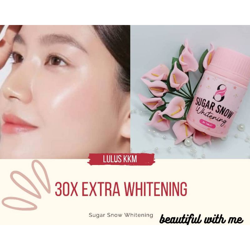 Sugar Snow Whitening Body Booster Whitening (30 TABLET) | Shopee Malaysia