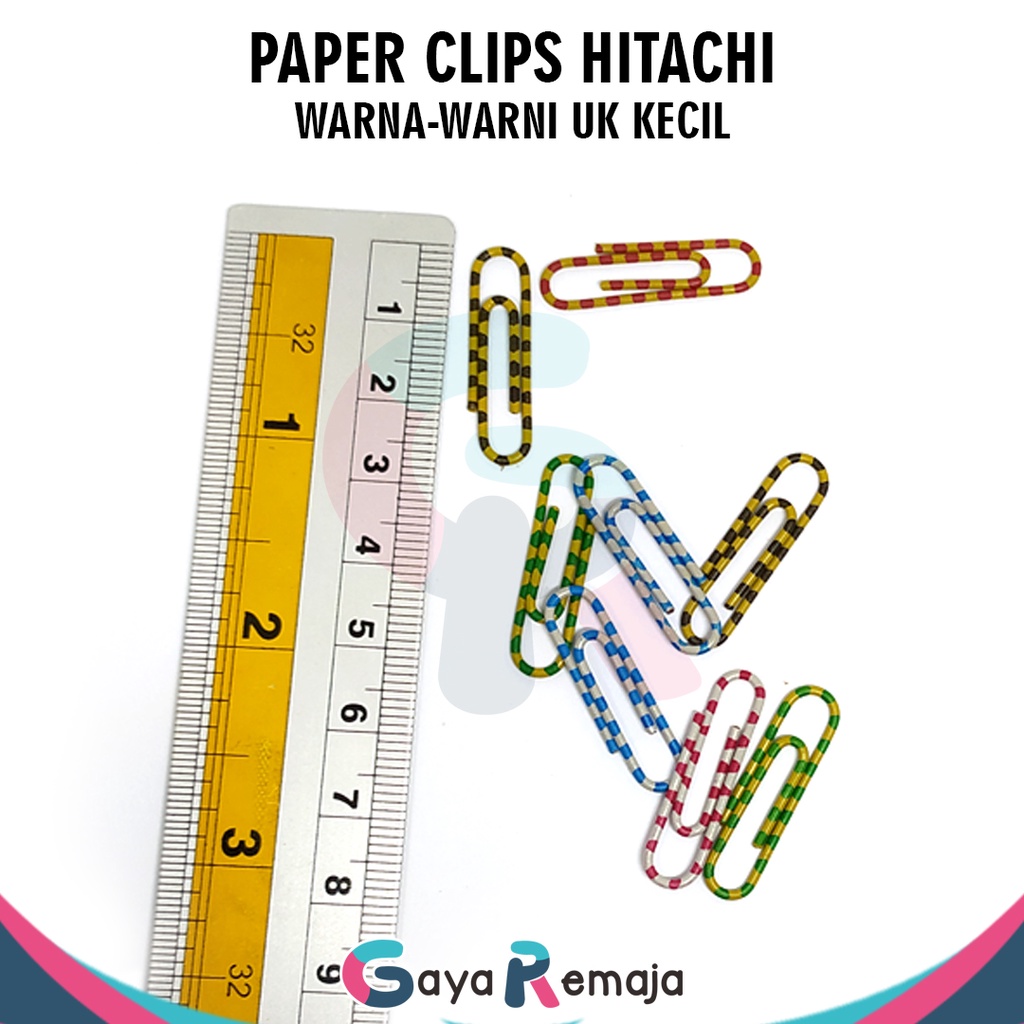 Colorful Paper Clips / Small & Large HITACHI Paper Clips | Shopee Malaysia