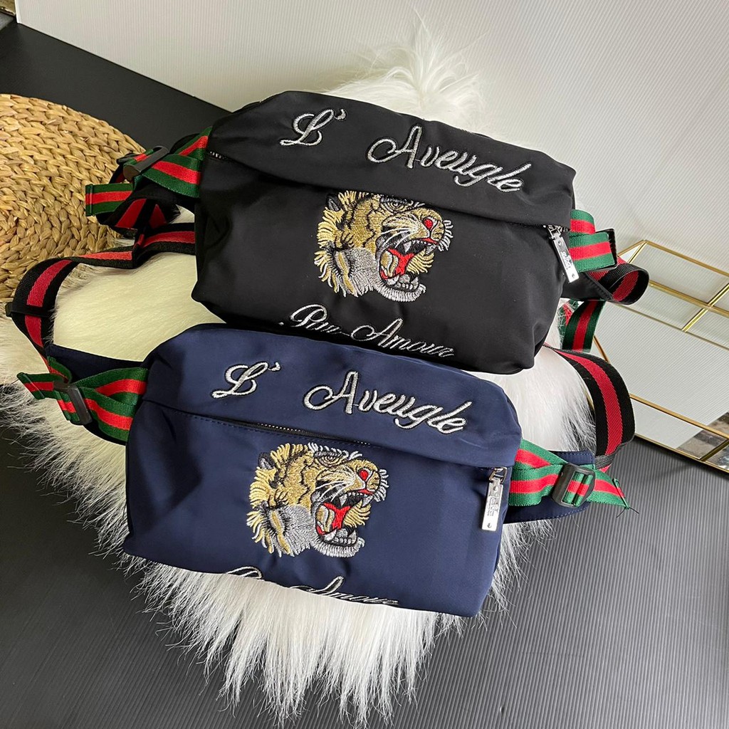 Gucci tiger waist bag hotsell