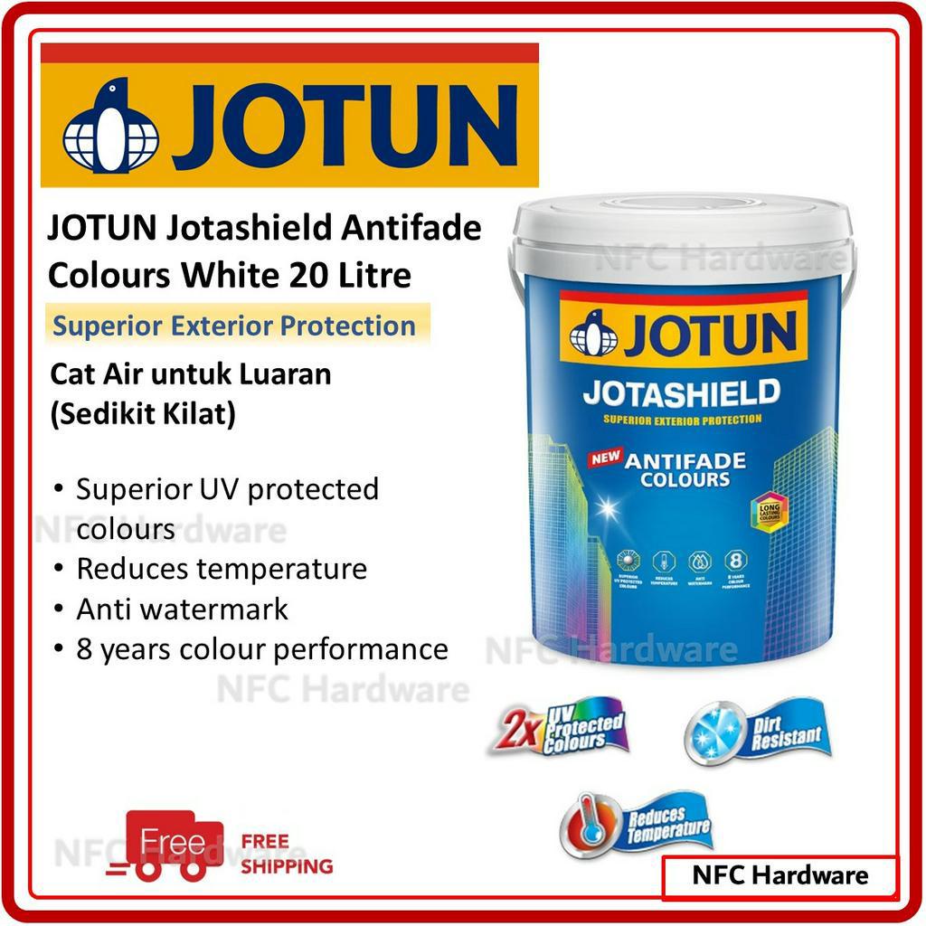 [Free Shipping] JOTUN Jotashield Antifade Colours White 20 Litre ...