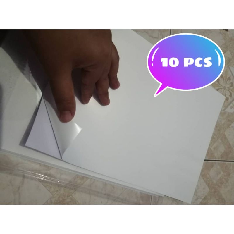 Inkjet PP white Sticker A4 (Waterproof) Suitable for All Inkjet ...
