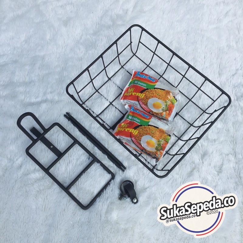 Bundling Pannier Rack Front Basket Commuter Gravel Touring Bicycle ...