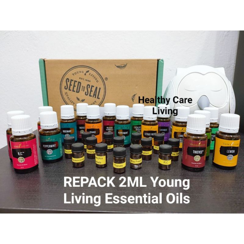 Tester Sample Repack 2ml Original Young Living Essential Oil Lemoncedarwoodrclavender