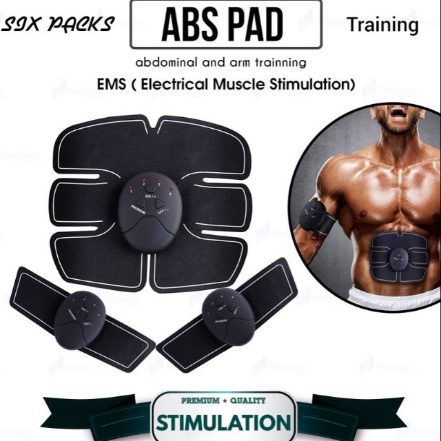 EMS Electrical Muscle Stimulation Training Abs Pad Arm Six Shopee Malaysia