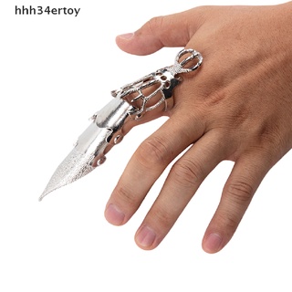 Full Finger Ring Armor Knuckle Joint Punk Rings Gothic Rock Hinged Finger  Claw Jewelry For Women Men Halloween Cosplay