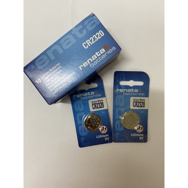 5x Renata CR2320 Lithium Coin Batteries – 3V – Swiss Made – Exp 2030