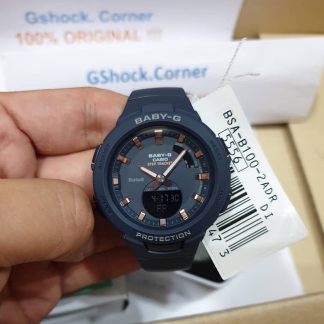 CASIO BABY G BSA B100 2A BSA B100 2ADR BSA B100 BSAB100 STEP TRACKER 100 ORIGINAL Shopee Malaysia