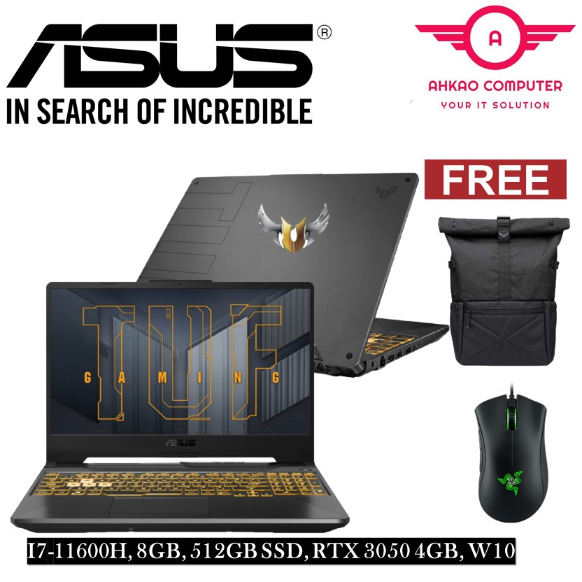 Asus TUF F15 FX506H-CBHN272T 15.6
