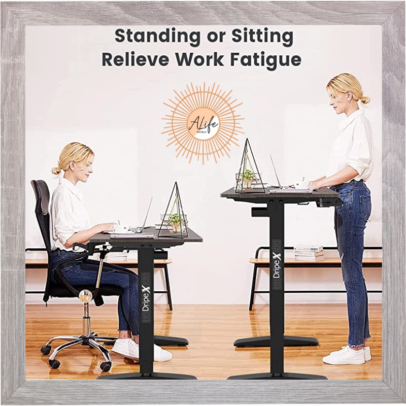 ALife Meja Boleh Laras Ketinggian Ofis Adjustable Table Height Office ...