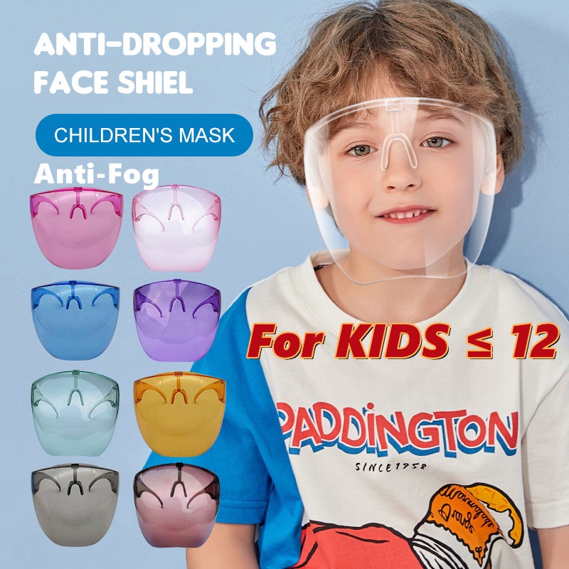 [Ready] anti UV face shield for kids children full face shields HD anti