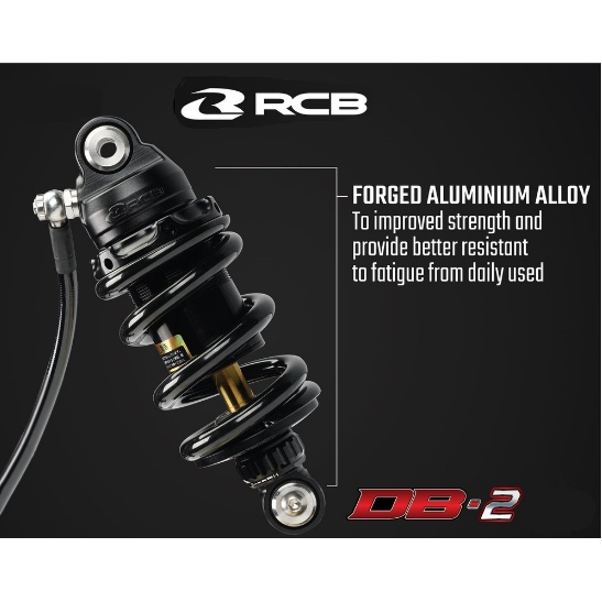 RCB RACING BOY MONOSHOCK DB-2 LINE 229MM HONDA RS150 & RSX 150 | Shopee ...