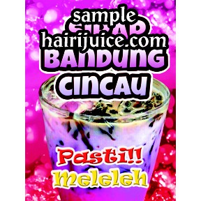 Sticker Air Balang Sirap Bandung Cincau Kalis Air ( 9 x 12 inci ...