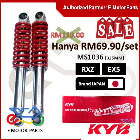 ABSORBER RXZ EX5 REAR SHOCK ABSORBER EX5 RXZ MONOSHOCK SUSPENSION GAS ...