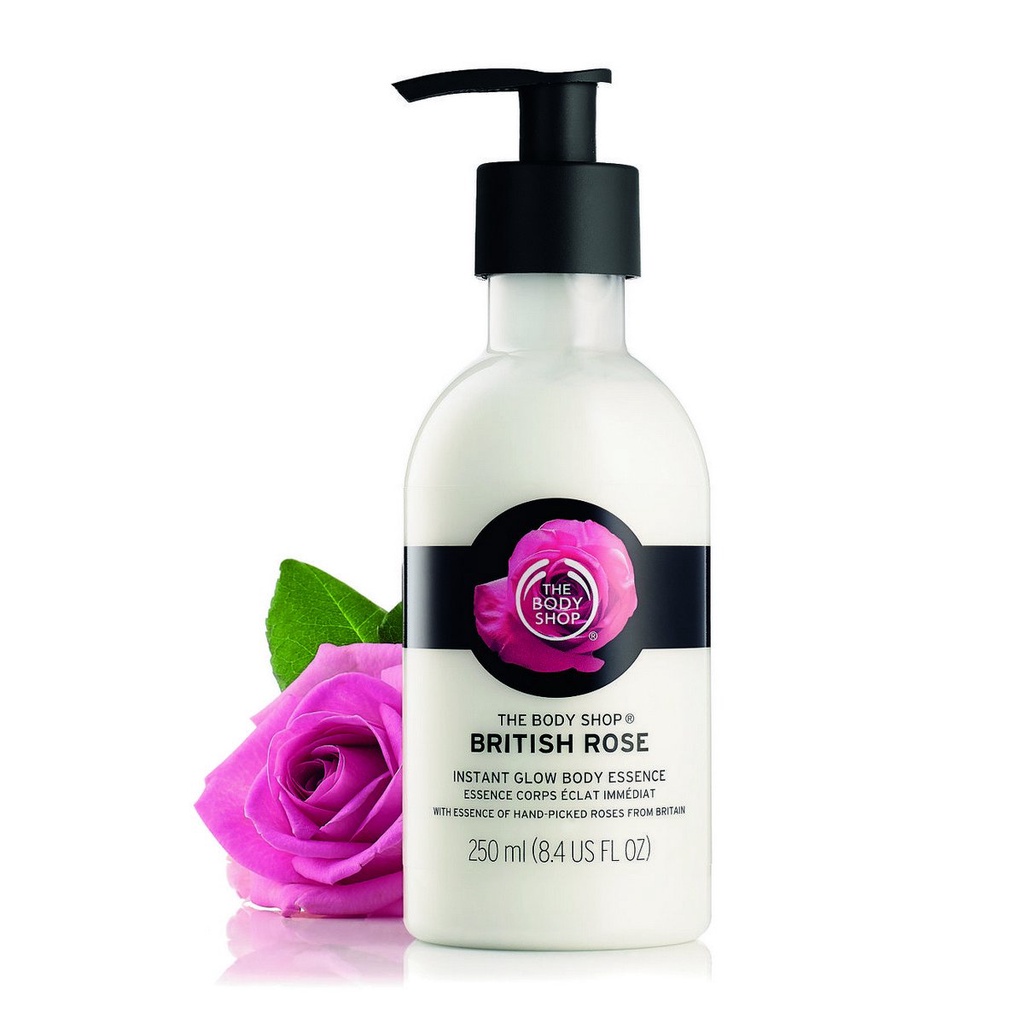 THE BODY SHOP British Rose Instant Glow Body Essence Shopee Malaysia
