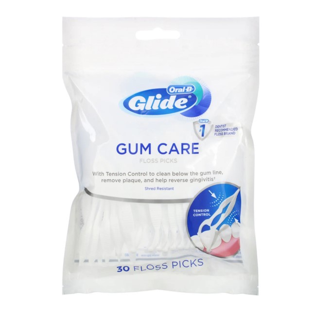 Oral-B, Glide, Gum Care, Floss Picks, 30 Count | Shopee Malaysia