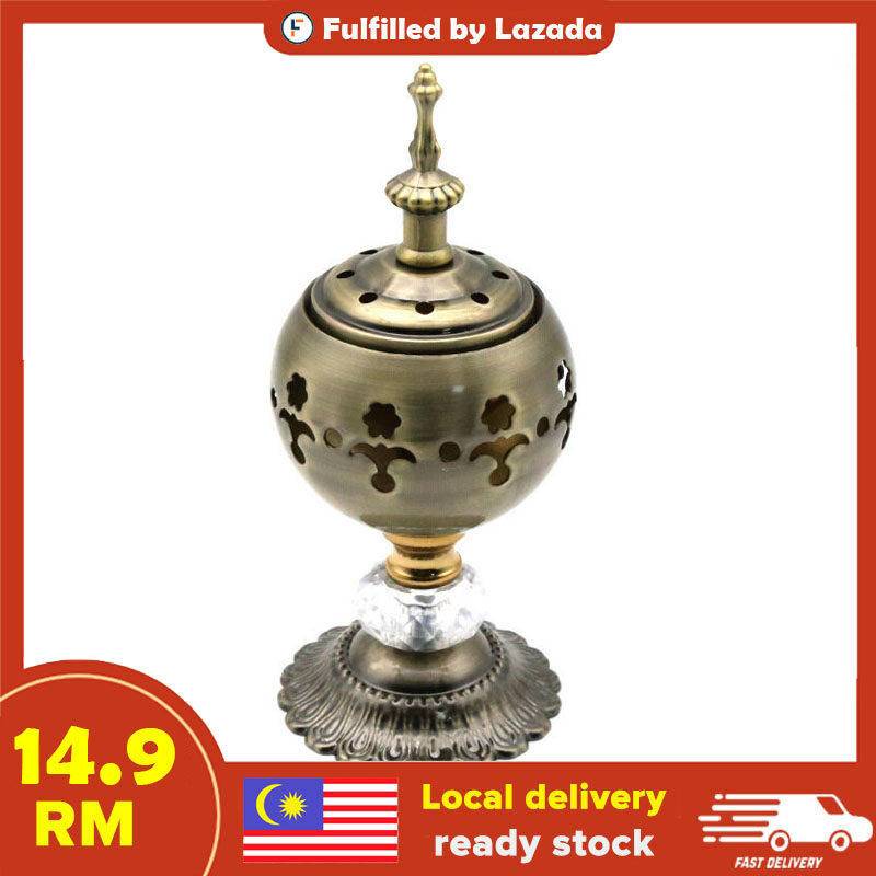 Arabian Bakhoor Incense Burner Traditional Mabkhara Censer Candle