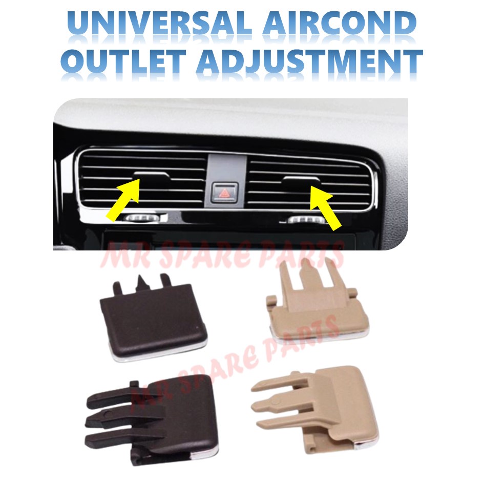 UNIVERSAL AIRCOND VENT OUTLET ADJUSTMENT FRONT CENTER SIDE AIR VENT