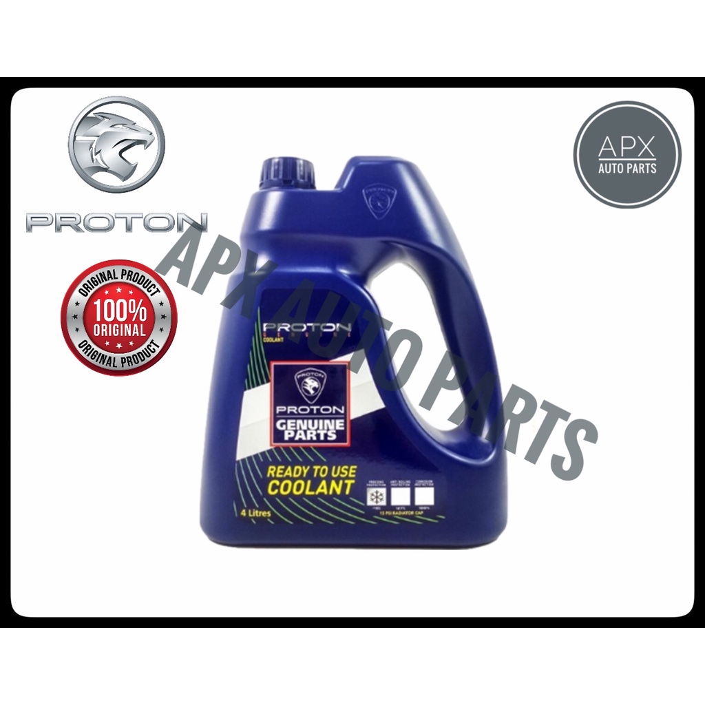 Radiator Coolant Proton [Light Blue] 4 Litter 100% Original Genuine ...