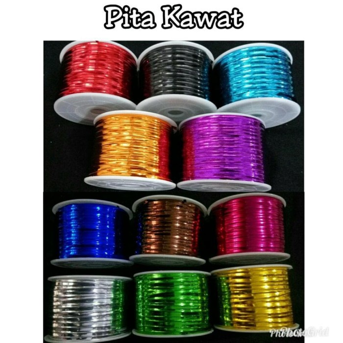 Wire ROPE / WIRE RIBBON / SOUVENIR RIBBON PER ROLL | Shopee Malaysia