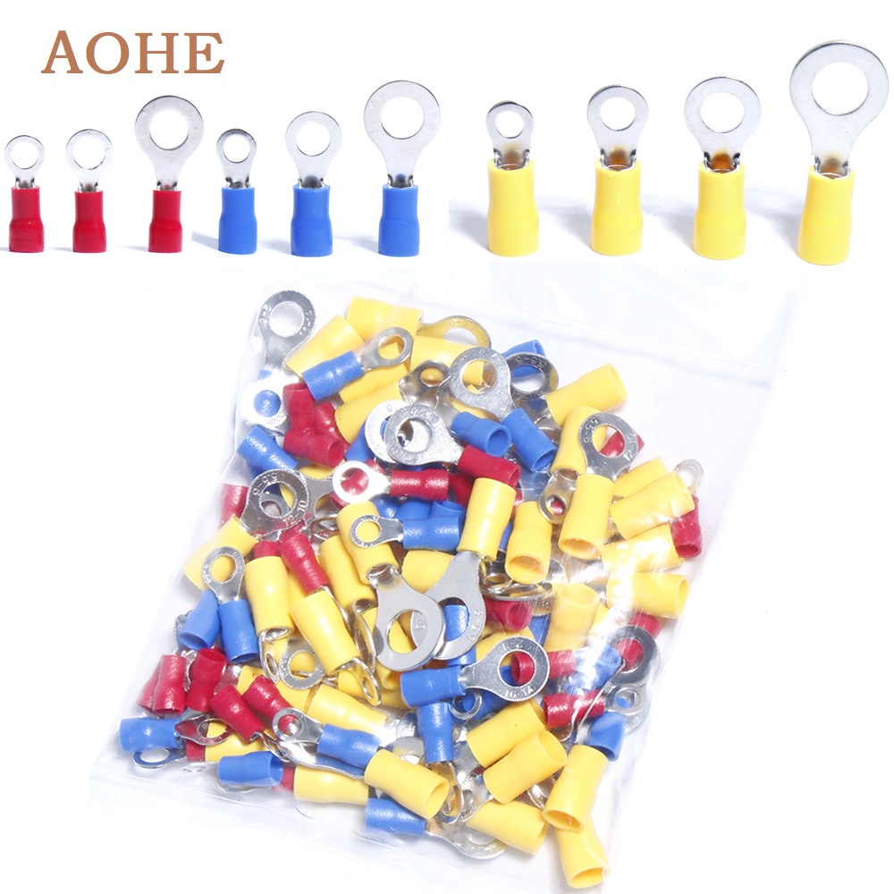 1.25/2/5/5mm quick crimping ring connector kit Cold crimping round ...