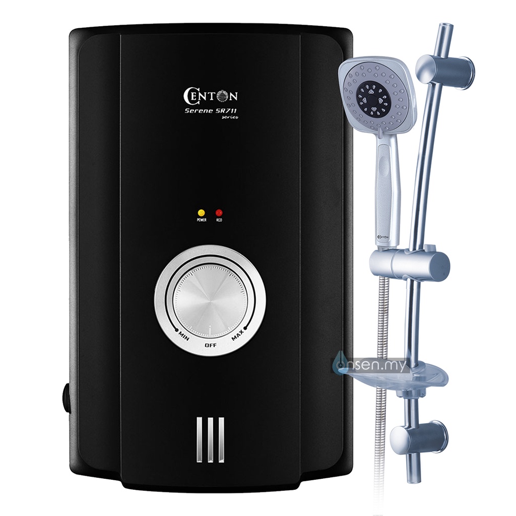 CENTON Instant Shower Water Heater - Serene Series (with optional DC Silent  Pump and rain shower) | Shopee Malaysia