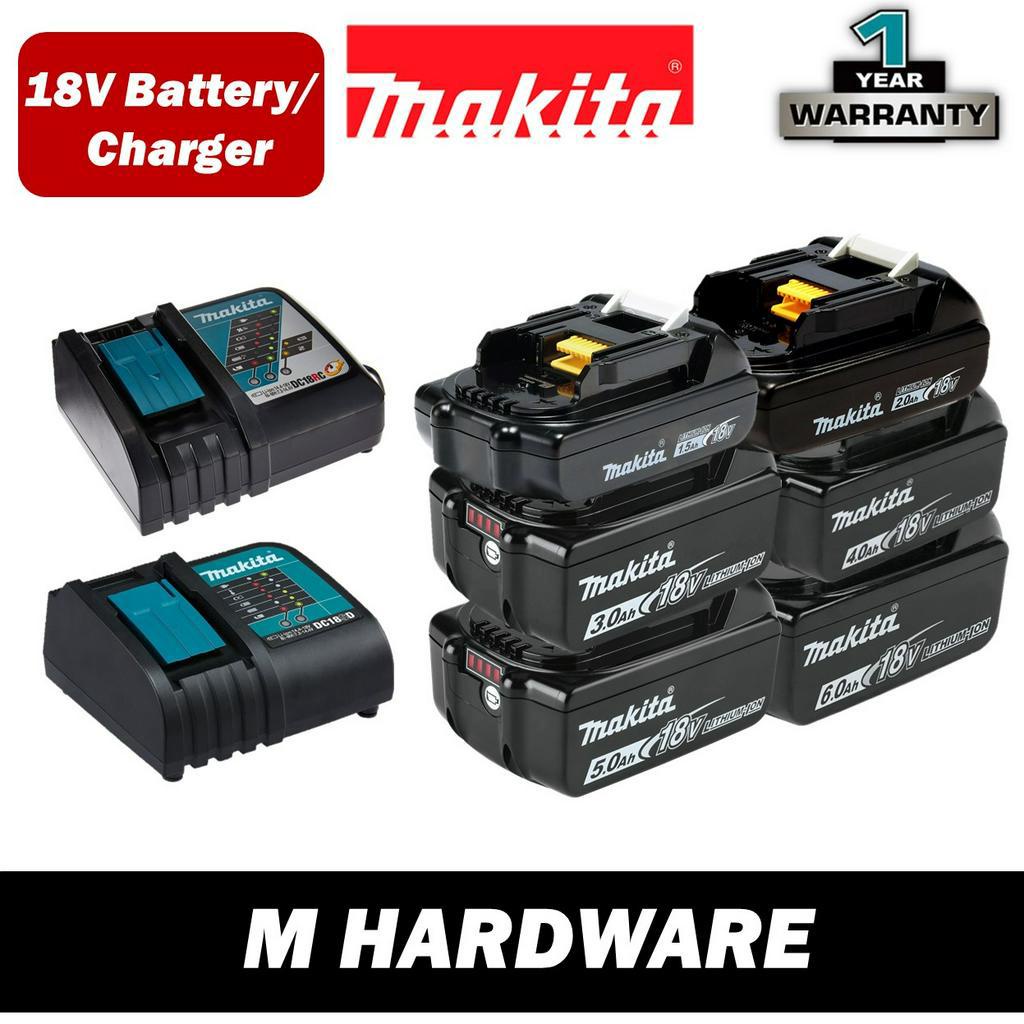 MAKITA 18V ORIGINAL Battery ( 1.5AH - 6.0AH ) | Shopee Malaysia