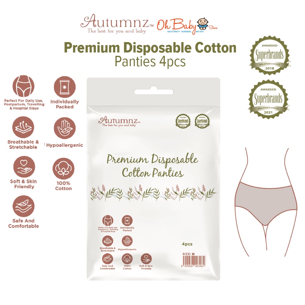 Autumnz Disposable Maternity Panties (4pcs/pack)