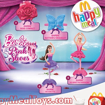 mcdonalds happy meal toys barbie