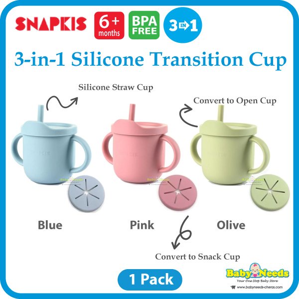 Snapkis Collapsible Silicone Snack Cup