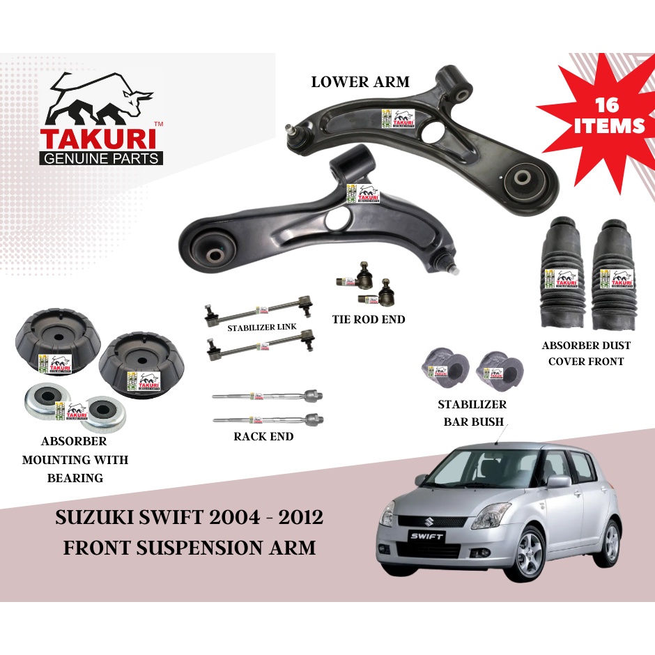 Takuri Combo Suspension Front Lower Arm Assy Suzuki Swift