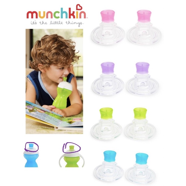 Munchkin Replacement Spouts for Click Lock Bite Proof Sippy Cups 2 Pack ...